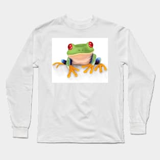 Red Eyed Tree Frog Long Sleeve T-Shirt